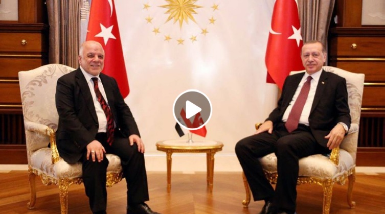 بالفيديو.. لحظة استقبال العبادي من قبل اردوغان الذي تحدث معه باللغة العربية